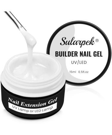 sularpek Sularpek 15ml Gel Nail Builder No HEMA & Natural TPO Free Monophase Gel for Nail Reconstruction and Stretching