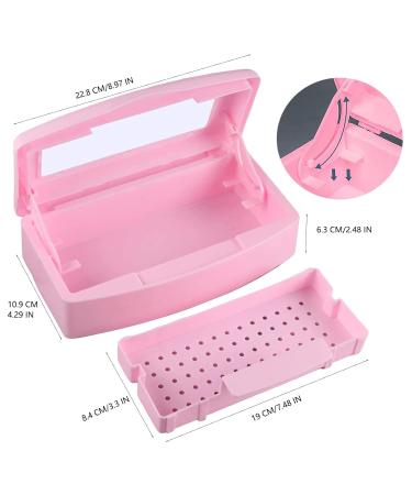 Sterilizer Tray for Nail Tools - Professional Pink Lash Tweezer Extension Sterilizer Box | Essential Esthetician Supplies - Buy Online on GoSupps.com
