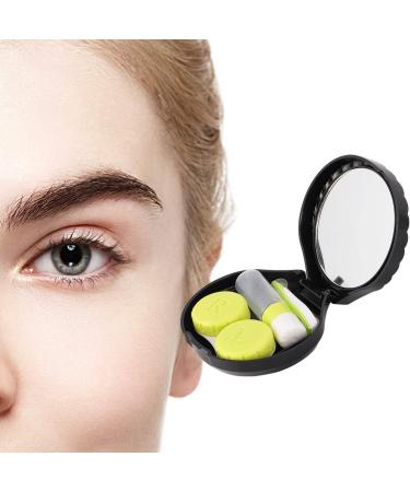 Milist Contact Lens Storage Case Set - 2 Plastic Containers with Mirror Design - Perfect Make-up Gift - Buy Online on GoSupps.com