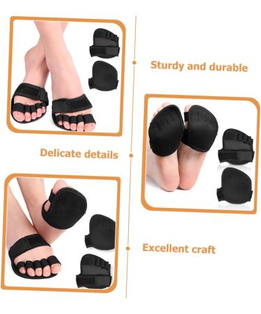 NOLITOY 4 Pairs Dance Yoga Mat Beach Cooler Adjustable Forefoot Cushions - Anti-Slip Toe Cap Covers & Straps for Women - Buy Online on GoSupps.com