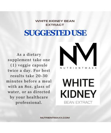 NutrientMaxx White Kidney Bean Extract - Buy Online on GoSupps.com