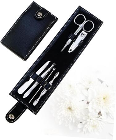 Nail Trimmer Toe Finger Manicure Nail Clippers Nail Metal Nail Manicure Nail Set Cosmetic Black M - Buy Online on GoSupps.com