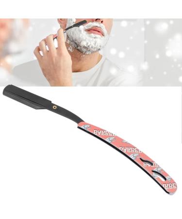 Men's Red Folding Straight Razor - Premium Hair Removal & Barbering Accessory (No Blade) - Buy Online on GoSupps.com