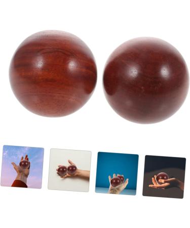 Buy Gleavi Handball Wooden Balls - Perfect for Hand Exercises Health & Massage Fitness - Portable Gymnastics Tool - Buy Online on GoSupps.com