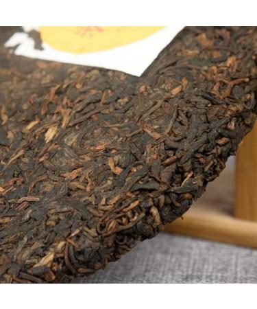 HQZM Yunnan Pue Tea Mature Tea Old Tree Tea Cake 357g Tea King Big Gold Bud Soft Old Tea - Buy Online on GoSupps.com
