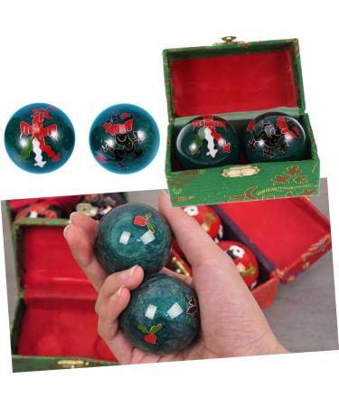 Frcolor Health Balls - Wrist & Finger Massage Tool for Stress Reduction | Fitness Massage Balls 5.00x5.00cm - Blue - Buy Online on GoSupps.com