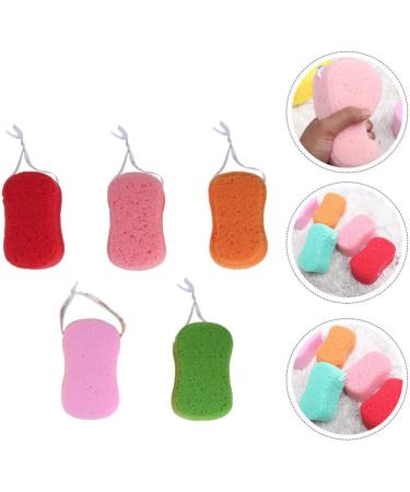 5Pcs Bathing Sponge Set - Body Cleaning & Massage Loofah for Shower - Skin Care Essentials - Buy Online on GoSupps.com