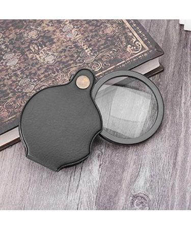 Magnifying 10X Portable Pocket Magnifier Foldable Read Jewelry Magnifying Glass Loupe Lens (Color : Black Magnification : 10X) Good Times - Buy Online on GoSupps.com
