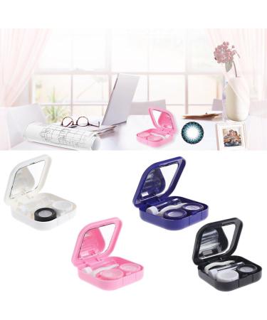 Lijun Contact Lens Case & Eyes Care Kit - Portable Holder & Accessories for Travel - Black - Buy Online on GoSupps.com