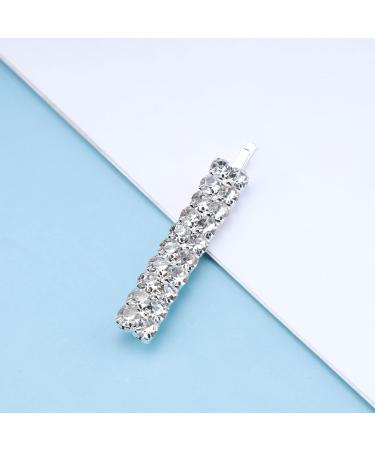 Cimenexe Bohemian Paved Cz Hair Clip Rhinestone Hair Pins Clips Crystal Hair Barrette Headclip Vintage Headwear Pin Decorative Bobby Pins Glitter Sparkly Hair Clip Silver Hair Accessories Jewelry for - Buy Online on GoSupps.com