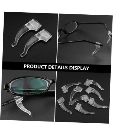 Housoutil Silicone Goggle Handle Sleeves - 90 Pairs of Anti-Hook Eye Ear Covers for Glasses - White 3.2x1.3cm - Essential Accessories for Short-Sighted and Sunglasses - Buy Online on GoSupps.com