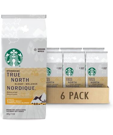 Starbucks True North Ground Coffee Light Roast Coffee 100% Ground Arabica Beans - 340g Bags & Pike Place Ground Coffee Medium Roast Coffee 100% Ground Arabica Beans - 340g Bags (Pack of 6 2040g) - Buy Online on GoSupps.com