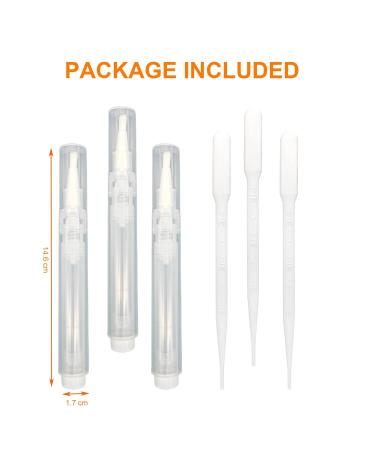 3-Pack Refillable Cuticle Oil Pens - 6ml Jojoba Oil Applicators | Eco-Friendly & Easy to Refill - Buy Online on GoSupps.com