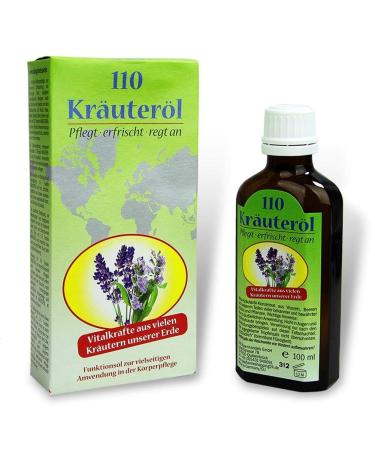 2 x herbal oil 110 herbs 100 ml body care