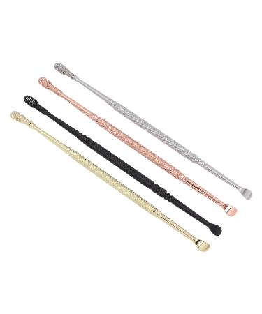 Stainless Steel Double Head Ear Spoon | 360 Spiral Earwax Remover | 4 Colors | Cleansing Tool - Buy Online on GoSupps.com