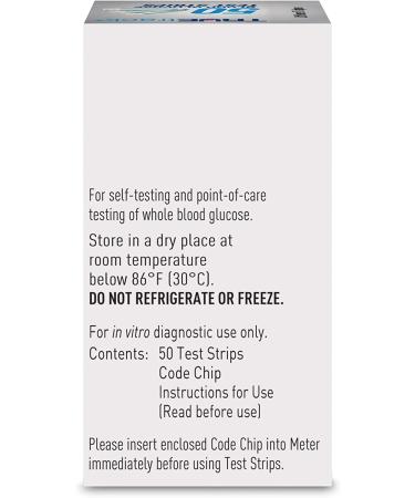 TrueTrack Test Strips 100 ct (50 ct x 2) - Reliable Blood Glucose Monitoring - Buy Online on GoSupps.com