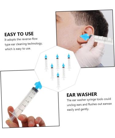 Didiseaon 6 Pack Ear Cleaning Kit Ear Wax Washers Irrigators Cleaners for Home Salon Use - Buy Online on GoSupps.com