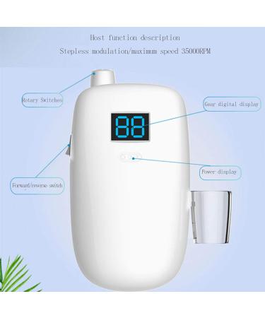 Electric Nail Drill 35000 RPM Nail Art Accessory Portable USB Electric Nail Drill Professional Electric Grinder Tool for Salon Use Or Home DIY - Buy Online on GoSupps.com