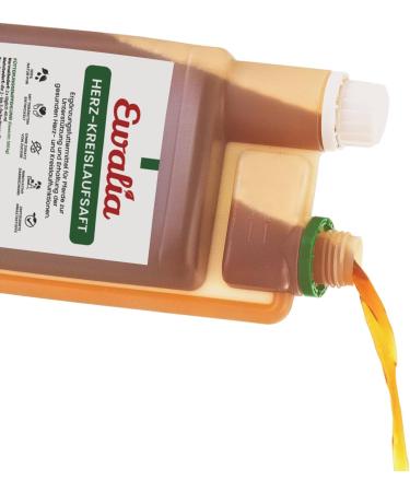 Ewalia Cardiovascular Juice - Optimal Dietary Supplement for Horses Promotes Heart Health Natural Circulatory System Support 100% Herbal Formula 2 x 1 Litre - Buy Online on GoSupps.com