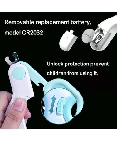Tmsuxin Cat Nail Clipper with LED Light - Professional Claw Care Kit for Cats and Small Animals - Blue Grooming Tool for Home Use - Buy Online on GoSupps.com