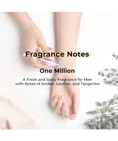 Well's Oil Roll-On Perfume Oil (Inspired by One Million) | Warm Spicy & Cinnamon Notes | Long-Lasting | Paraben-Free | 0.33 Fl Oz / 10 ml 40. One Million - Buy Online on GoSupps.com