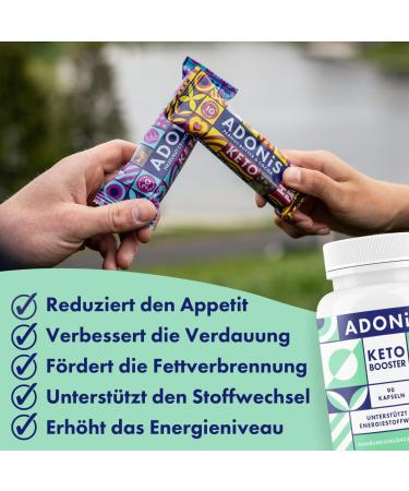 Adonis Keto Booster - Natural Ketosis Supplement | Boost Metabolism & Support Diet | 90 Capsules for Optimal Results - Buy Online on GoSupps.com