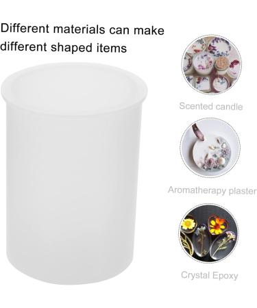 STOBOK 2pcs Candlestick Mold Concrete Pillar Mould Decorative Trays Candle Making Resin Molds Wax Candle Molds Candle Making Molds Jewelry Silica Gel White Candle Holders 3D Whitex2pcs 8X6cmx2pcs - Buy Online on GoSupps.com
