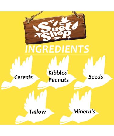 Suet Shop Supreme Suet Fat Balls 80g x 30 - High Energy & Protein for Wild Birds - Buy Online on GoSupps.com