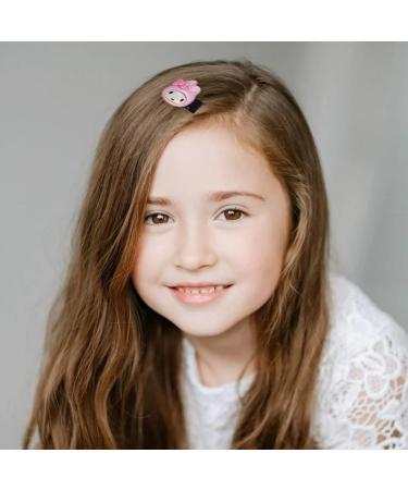 Santa Cute Cartoon Hair Clips for Girls - Set of 5 Metal Snap Barrettes | Girls Hair Accessories Gift - Buy Online on GoSupps.com