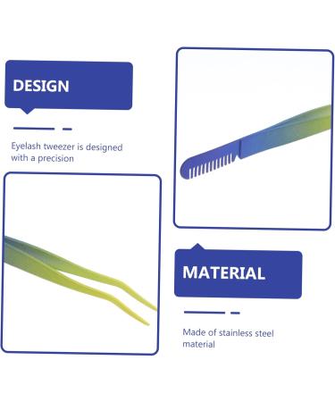 Minkissy 2 in 1 Eyebrow Tweezer & Eyelash Clip Tool - Pink Scissors for Eyebrow Grooming & False Lashes - Precision Steel Hair Puller - Buy Online on GoSupps.com