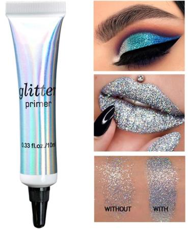 Long-Lasting Glitter Primer for Eyeshadow Base - Makeup Foundation Highlighter Cream - Buy Online on GoSupps.com