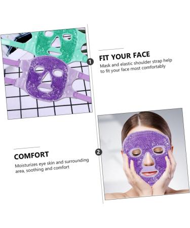 FRCOLOR Ice Beauty Mask Purple Bead Pvc Hot and Cold - Buy Online on GoSupps.com