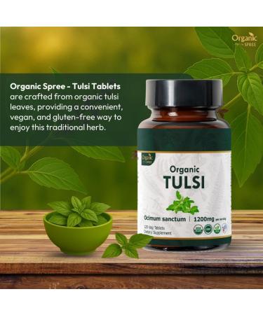 ORGANIC SPREE Haritaki & Tulsi Supplement USDA Organic Terminalia Chebula & Holy Basil 120 Tablets Each - Buy Online on GoSupps.com