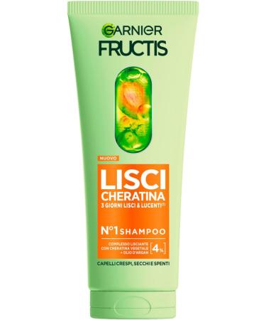 Garnier Fructis Kit Cheveux Lissant La k ratine avec Shampoing 200ml + Apr s-Shampoing 200ml + Masque 370ml + S rum Protecteur Thermique 50ml pour Cheveux Secs Ternes et Cr pus - Lot de 4 - Buy Online on GoSupps.com