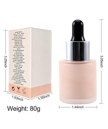 Erinde Liquid Highlighter 06 - Shimmering Face & Body Illuminator, Waterproof Glitter Makeup for Non-Sticky Glow - Buy Online on GoSupps.com