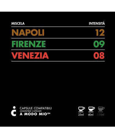 Il Caff Italiano Lavazza A Modo Mio Compatible Capsules Coffee Tasting Kit 120pcs | A Modo Mio Compatible CapsulesLavazza A Modo Mio Compatible Capsules (Packaging May Vary) - Buy Online on GoSupps.com