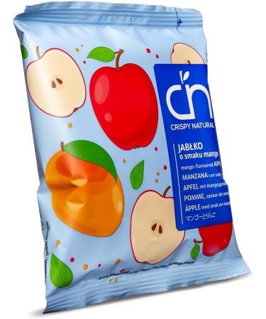  Crispy Natural Crispy Natural Apple Mango Juice 24 x 18g - Natural dried snack without added sugar and gluten. - Buy Online on GoSupps.com