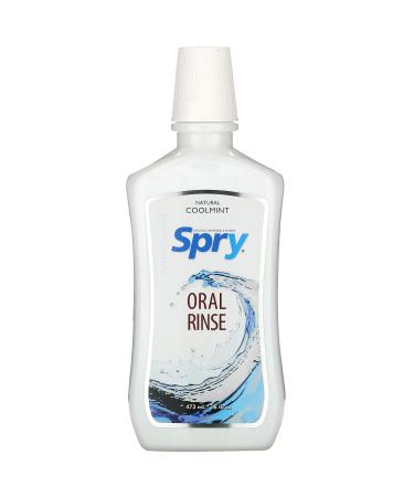 Xlear Spry  Oral Rinse  Cool Mint  16 fl oz (473 ml)