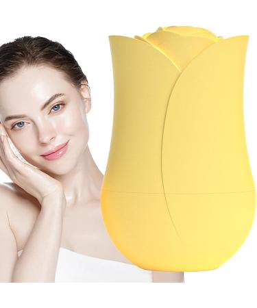Ice Roller | Beauty Ice Roller | Ice Roller for Face and Eye Facial Beauty Ice Roller Skin Care Tools Ice Facial Cube Silicone Ice Mold Yellow - Buy Online on GoSupps.com