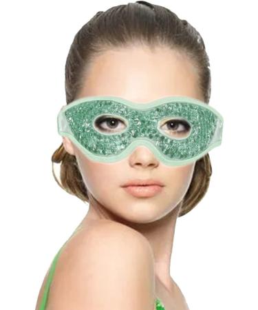 Cooling Eye Mask Set - Reusable Gel Bead Face Masks for Migraine Relief Dark Circles & Swollen Eyes | International Shipping Available - Buy Online on GoSupps.com