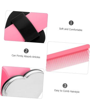 HAPINARY 1 Set Magnet Pat Tape Hair Combs Hair Holder Hair Clip Hair Snap Clips Hair Claw Clip Fine Tooth Comb Hair Tools Scalp Comb Combs for Hair Stylist Hair Comb for Men Silicone - Buy Online on GoSupps.com