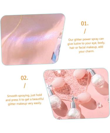 FOMIYES 2pcs High Gloss Dusting Diamond Balloons Balloon Shine Spray Body Highlighter Powder Luster Face 7.5x7cm x2pcs Purplex2pcs - Buy Online on GoSupps.com