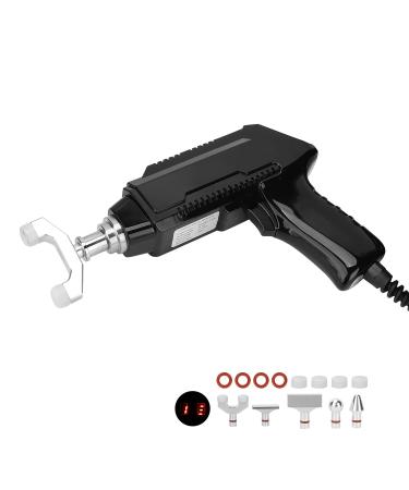 Chiropractic adjustment tool Electrical spine massage device vertebral correction chiropractic adjustment gun joint pain relax (black) body (EU)