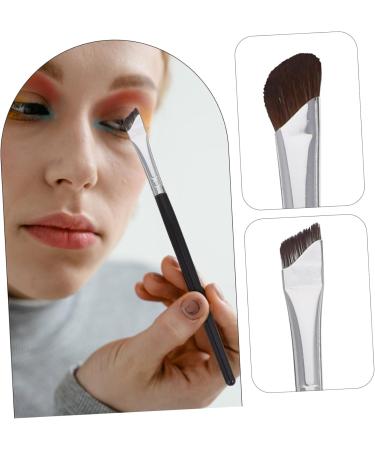 Housoutil 4 Pcs Contour Brush Angled Makeup Brush Small Concealer Brush Sickle Ultra Thin Eyebrow Brush - Buy Online on GoSupps.com