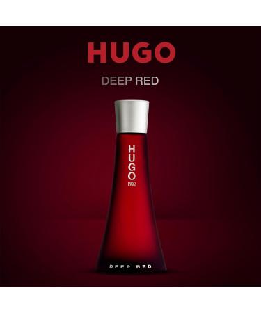 Hugo Boss Deep Red Eau de Parfum for Women - Notes of Clementine Sandalwood and Vanilla 3 Fl Oz (Pack of 1) - Buy Online on GoSupps.com