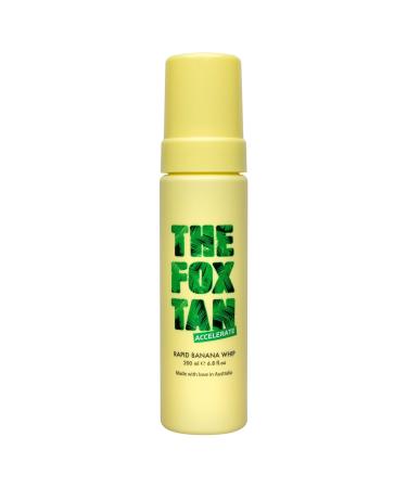 The Fox Tan Rapid Banana Whip Natural Tanning Accelerator Lotion For Darker Deeper & Faster Tans Delivers Hydrated & Vibrant Skin 200mL Rapid Banana Whip | Pack of 1