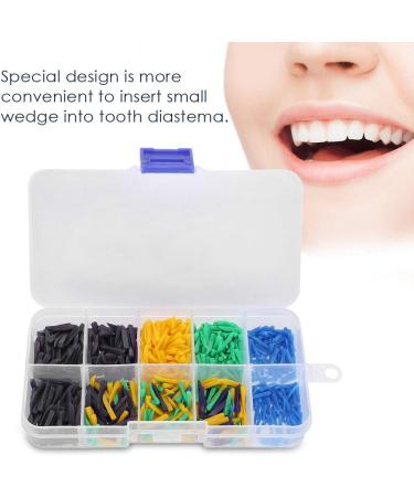 800 Plastic Tooth Wedges - 4 Sizes for Dental Restoration | Disposable Tooth Spacers & Matricile Wedges - Buy Online on GoSupps.com