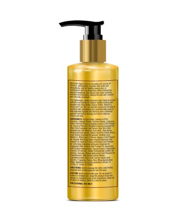 Moroccan Argan Oil Body Lotion | Ultra Nourishing Soothing & Moisturizing for Normal Skin (200 ml) - Shop Now - Buy Online on GoSupps.com