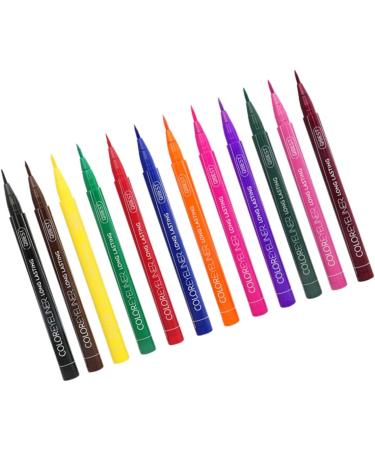 DOITOOL 24 Pcs Eyeliner Pencil Neon Eye Liner Pen Eyeline Liquid Pencil Liquid Eyeliner Water Proof Makeup - Buy Online on GoSupps.com