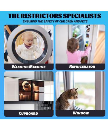 2Pcs Child Safety Window Restrictors Mivitoom Ventilation Restrictors Locks for Upvc Window No Drilling Required - Buy Online on GoSupps.com